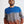 Mediated Mens Sweater - Dazzling Blue And Redwood