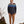 Every Day Sweater - Gray Pinstripe And Princess Blue
