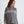 Juntos Poncho Reversible - Humus And Charcoal Gray
