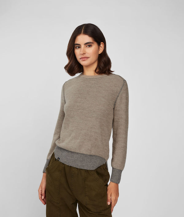 Reversible Year Round Sweater - Cobblestone