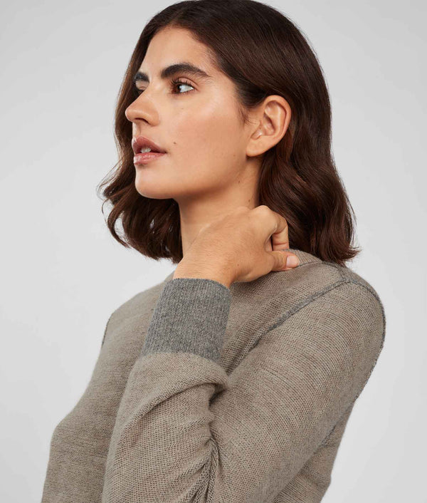 Reversible Year Round Sweater - Cobblestone
