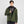 Hooded Reversible Jacket - olive branch and heather black