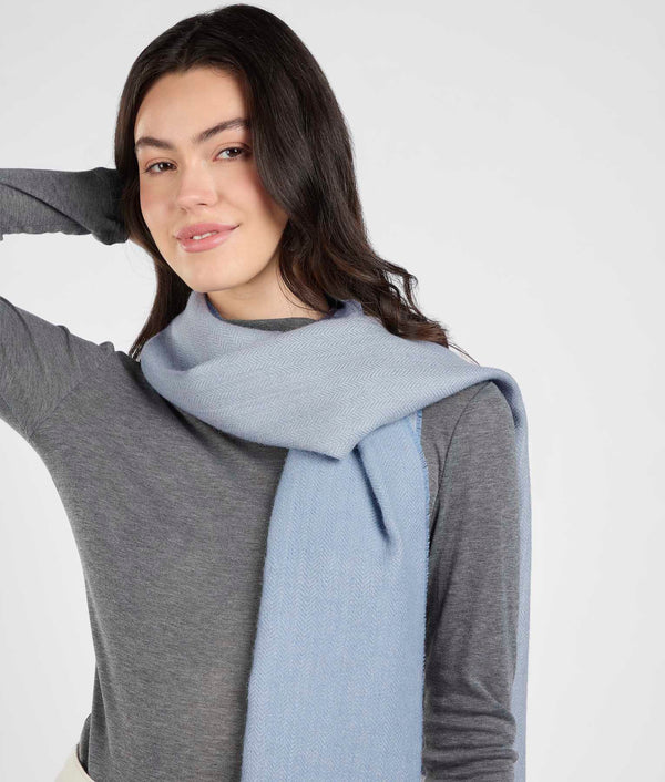Dream weave scarf - soft denim