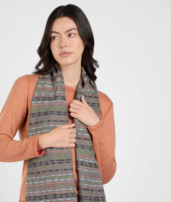 Gems scarf - silver gray