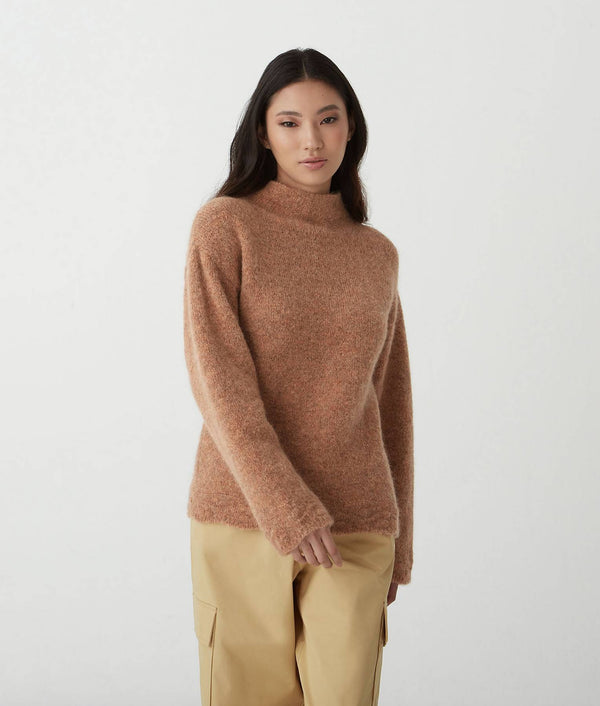 Jersey Sweater - Pecan Brown