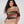 Eyelet Details Jacquard Sweater - Peach Beige And Redwoood