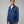 Men'S Reversible Car Coat - Maritime Blue
