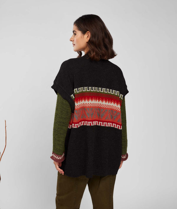 Jacquard Landscape Vest