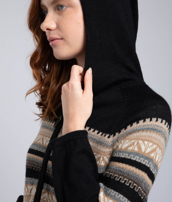 Her Jac & Hood Cardigan With Patch Pockets