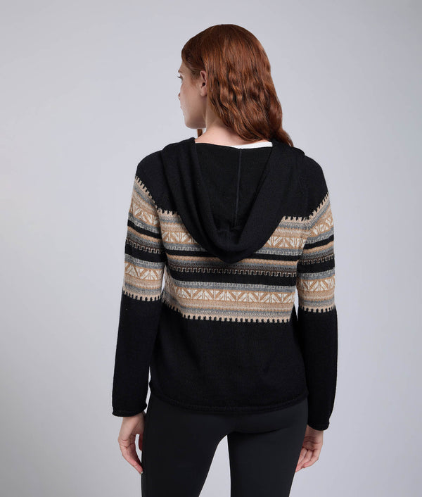 Her Jac & Hood Cardigan With Patch Pockets