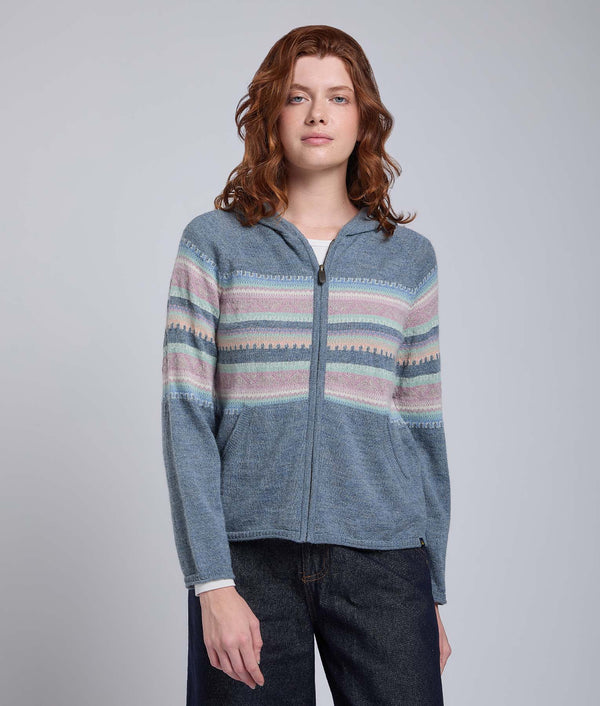 Her Jac & Hood Cardigan With Patch Pockets