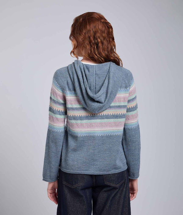 Her Jac & Hood Cardigan With Patch Pockets