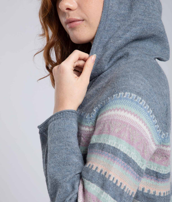Her Jac & Hood Cardigan With Patch Pockets