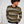 Flash Jacquard Crew Neck Sweater - Tawny Olive And Black Beauty