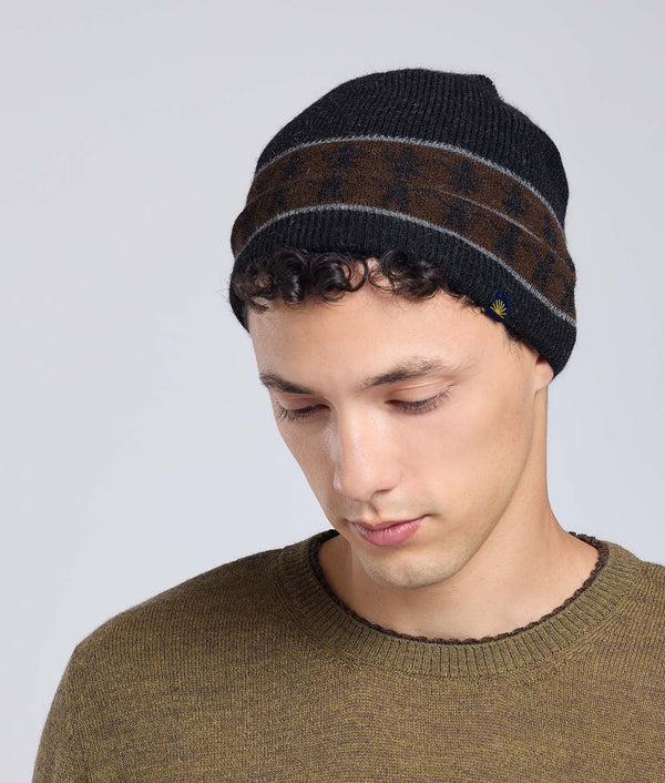 Jacquard Rising Beanie