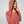 Jacquard & Links Hoodie Full Zip Cardigan - Tawny Orange And Paprika