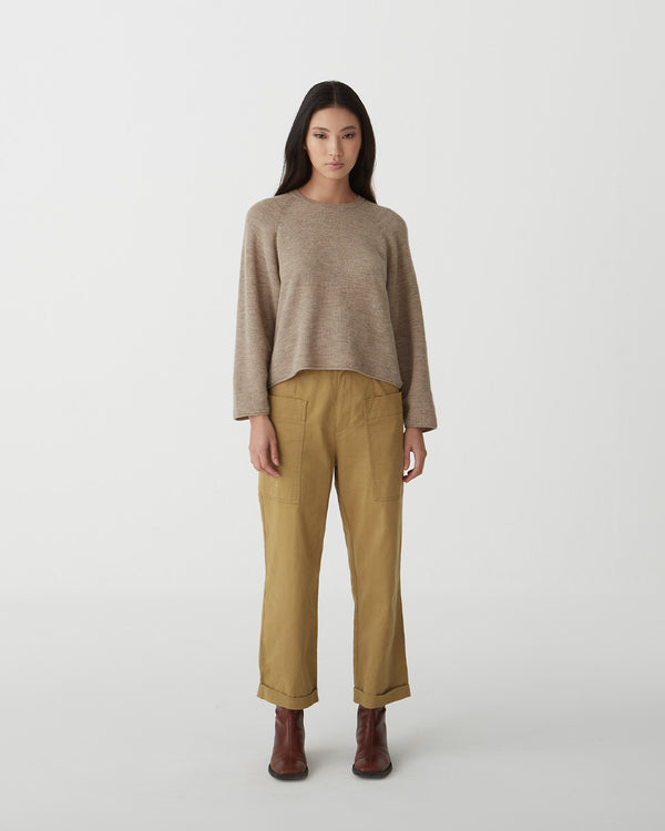 Basic Sweat Raglan Sleeves Pullover