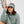 Jacquard Felted Eardrop Hat - Underseas And Demin Blue
