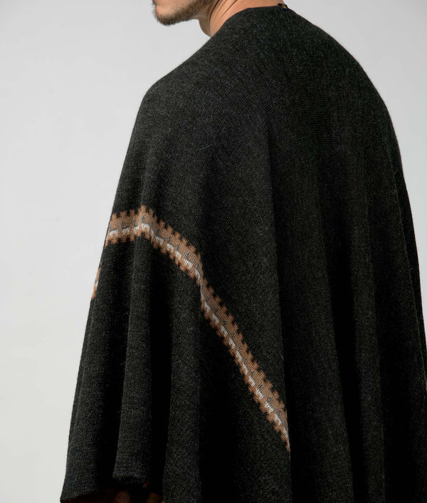 The Journey Cape Reversible - Downtown Brown And Meteorite