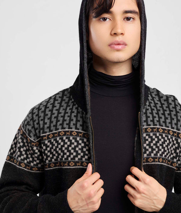 Cardigan With Patch Pockets