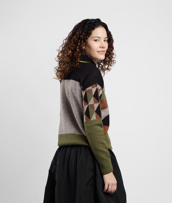 Geoelement Jacquard Sweater