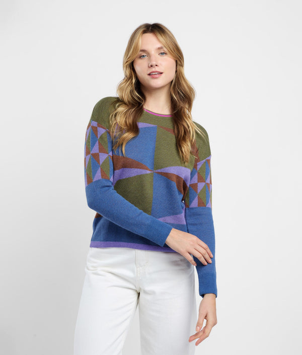 Geoelement Jacquard Sweater