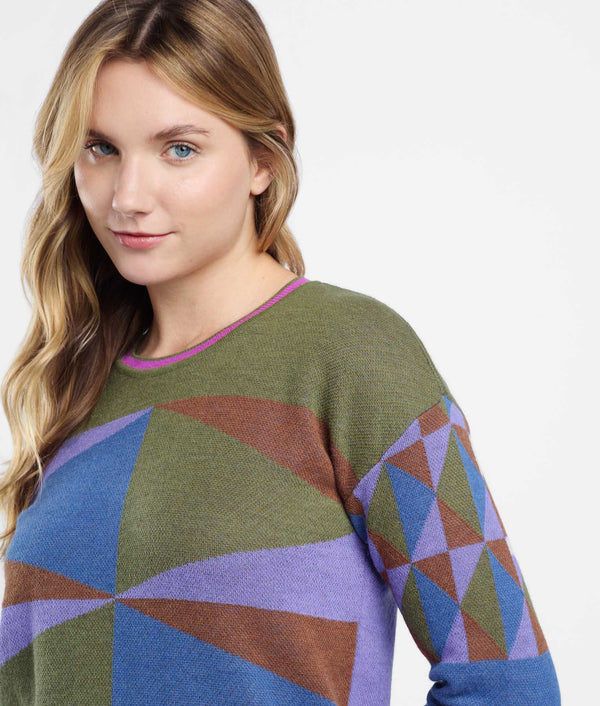 Geoelement Jacquard Sweater