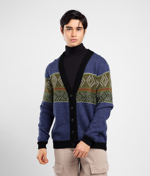 Times Jacquard Cardigan