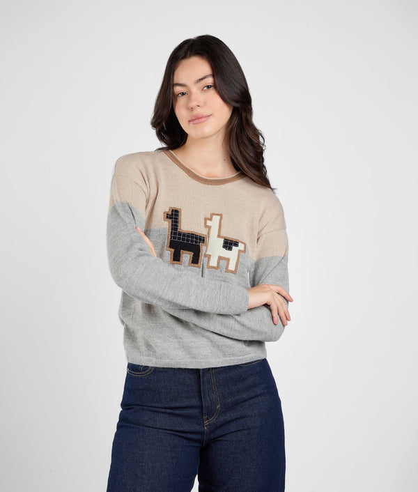 La Pasada Pullover - Warm Gray