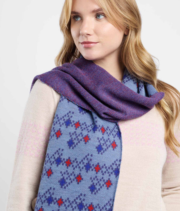 Cross View Jacquard Scarf