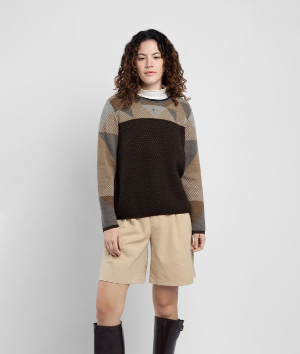 Simply Geometric Jacquard Sweater