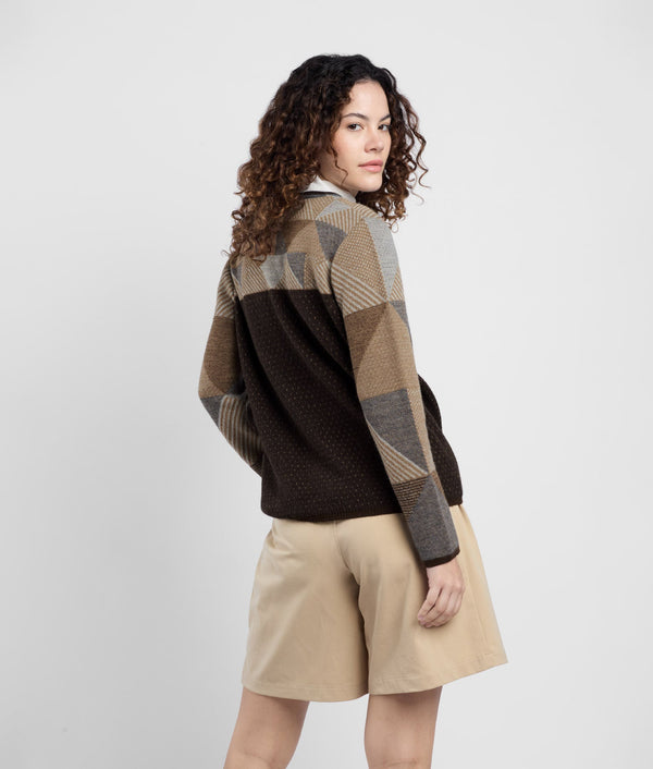 Simply Geometric Jacquard Sweater