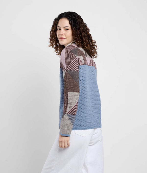 Simply Geometric Jacquard Sweater