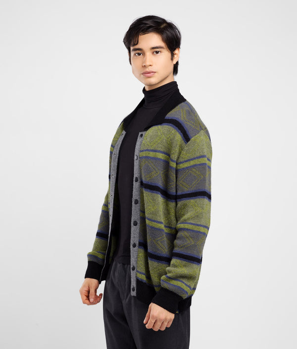 Yale Jacquard Cardigan
