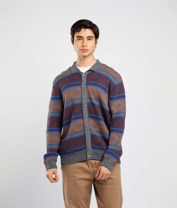 Yale Jacquard Cardigan