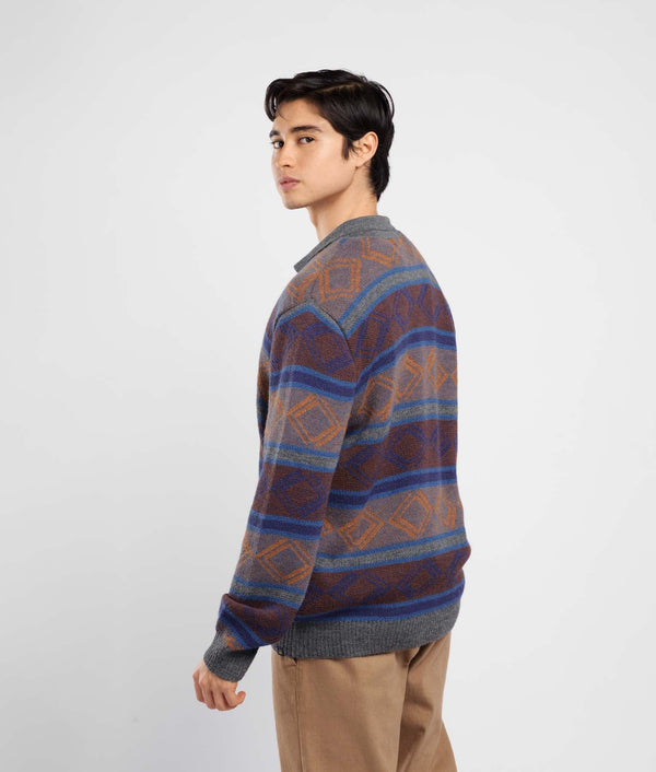 Yale Jacquard Cardigan