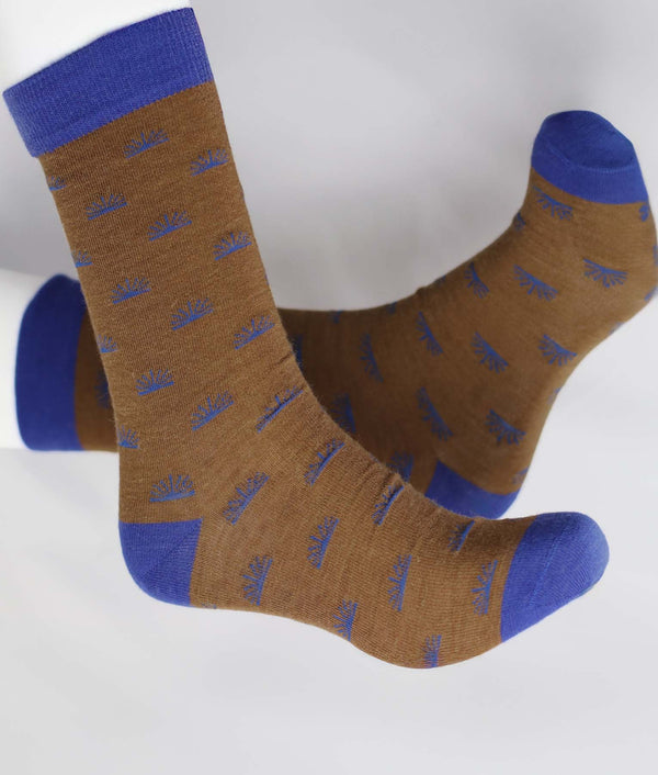 Women Socks Side - Orange