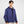 Fourties Reversible Coat - mocha bisque and skipper blue