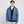 Fourties Reversible Coat - coronet blue and chateau gray