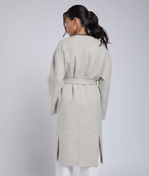 Reversible   Belted Eased Coat