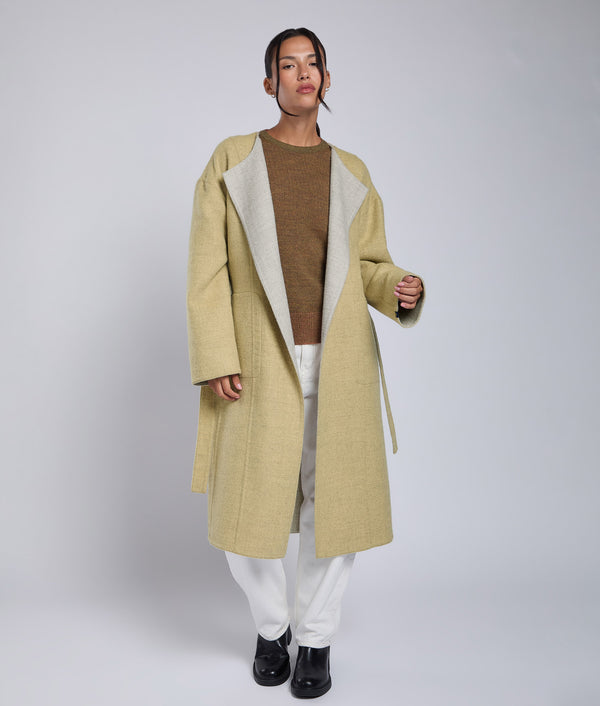 Reversible   Belted Eased Coat