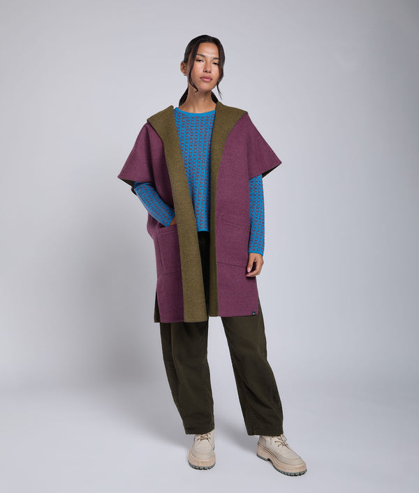 Reversible Pull Over Coat