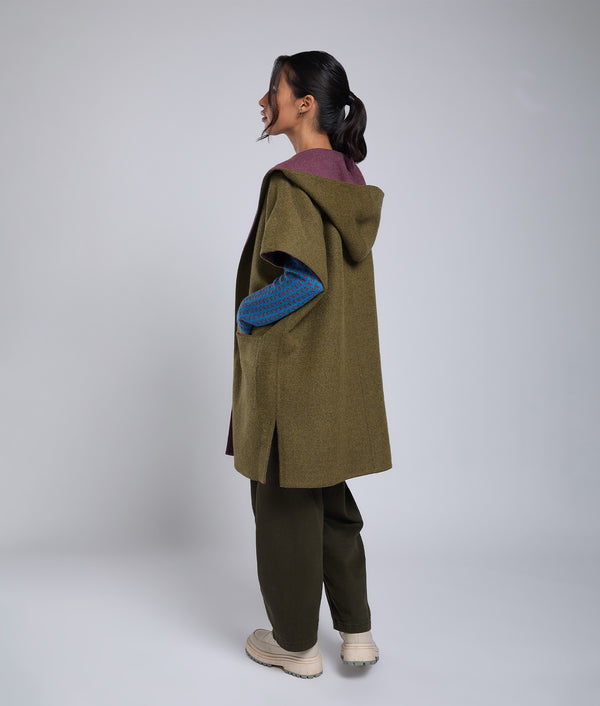 Reversible Pull Over Coat
