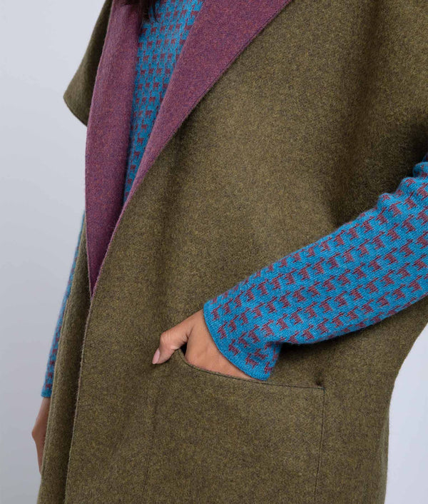 Reversible Pull Over Coat
