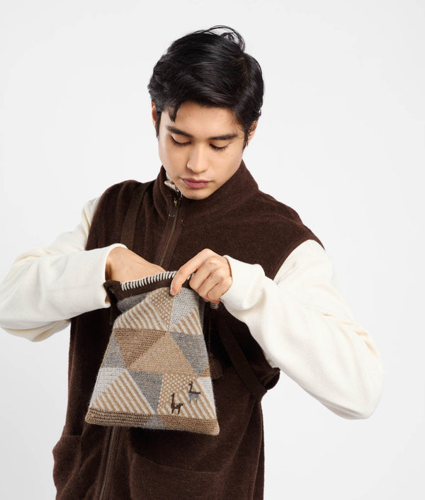 Geometric Square Cartera