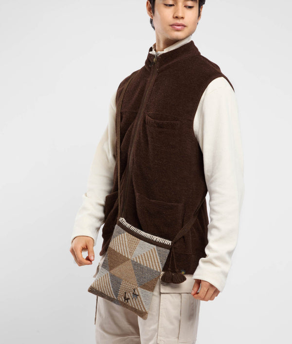 Geometric Square Cartera