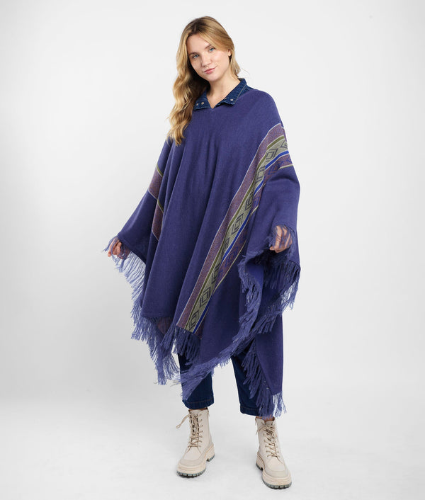 Women's Footprints Poncho