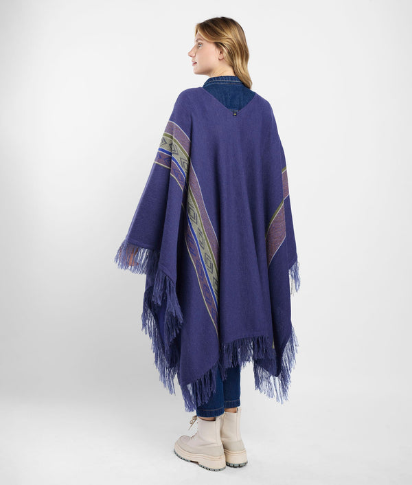Women's Footprints Poncho