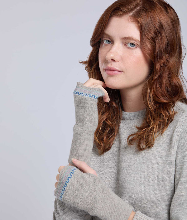 All Over Jacquard Gloves