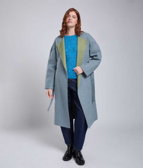 Reversible   Belted Eased Coat